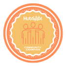 hubspot community champions logo hubspot community champions logo